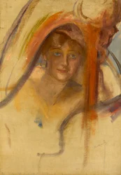 Étude pour Femme à la Harpe, vers 1902