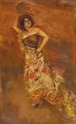 La danseuse espagnole Caroline Otèro dans le rôle de Carmen