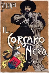 Couverture du roman Il Corsaro Nero d
