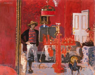Autoportrait avec un chapeau turc