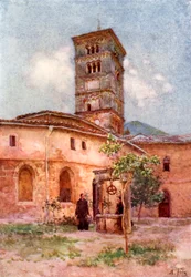 Jardin du monastère de Sainte Scholastique, Subiaco