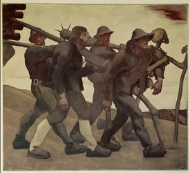 Danse Macabre de 1809 (huile sur toile)