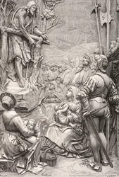 Saint Jean-Baptiste prêchant dans le désert