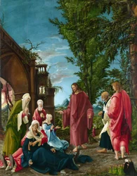 Le Christ prend congé de sa mère