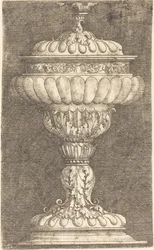 Gobelet couvert avec boule ailée