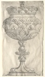 Gobelet avec des muguets
