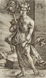 Judith avec la tête d