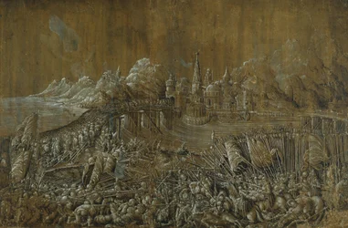 Landaknechten, bataille sur un pont
