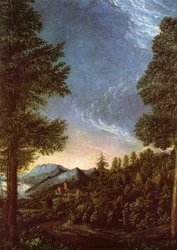 Paysage du Danube près de Ratisbonne