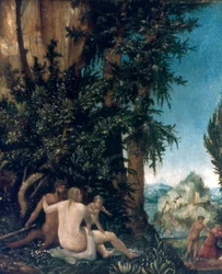 Paysage avec famille de satyres, 1507