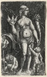 Vénus entre deux cupidons, 1520