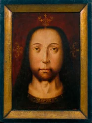 La sainte face - La Sainte Face - Peinture par le cercle de Bouts, Aelbrecht (Albrecht, c1455-1549), vers 1500 - Museu Nacional d