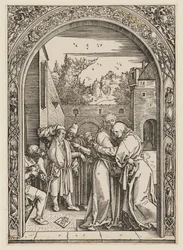 Anne et Joachim sous la Porte dorée