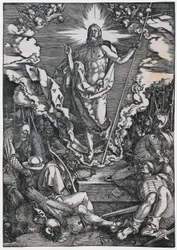 La résurrection du Christ, feuille n° 12 de la série « La Grande Passion »