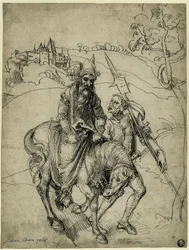 Cavalier aveugle (Bélisaire ?)
