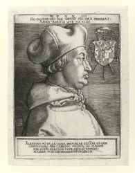 Cardinal Albert de Brandebourg, 1523