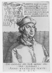 Le cardinal Albrecht de Brandebourg