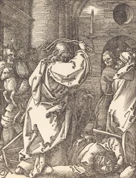 Christ chassant les marchands du Temple, probablement vers 1509-1510