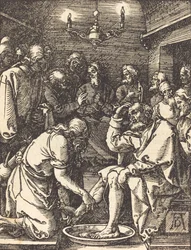Le Christ lavant les pieds des disciples, 1509-1510