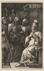 Le Christ devant Caïphe, de La Passion, 1512