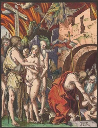 Le Christ aux Limbes, de la Petite Passion sur bois