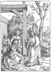 Le Christ prend congé de sa Mère