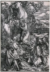 Le Christ au mont des Oliviers, planche 3 de la série «La Grande Passion»