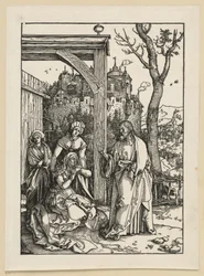 Le Christ prend congé de sa mère (Vie de la Vierge)