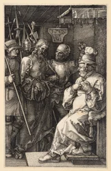 Le Christ devant Caïphe (Passion gravée)