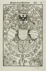 Blason de Maximilien Ier en tant que roi des Romains