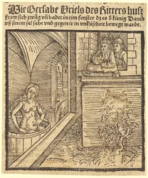 David voit Bethsabée se baigner