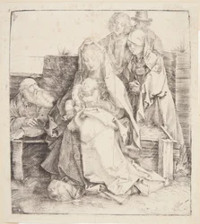 La Sainte Famille, six personnes