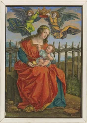 La Vierge couronnée par deux anges