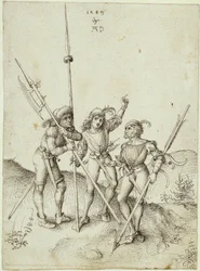 Trois lansquenets