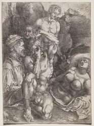 Groupe de cinq figures