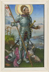 Saint Georges à pied