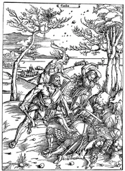Hercule tuant les Molionides, vers 1496-1498