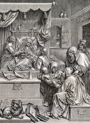 Haut-relief de la naissance de Saint Jean, 1855