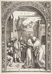 Joachim et Anne à la Porte Dorée, de La Vie de la Vierge, 1504