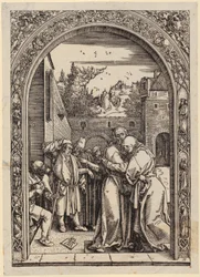 Joachim et Anne sous la Porte d
