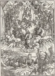 Jean devant Dieu le Père et les anciens, de la série de l