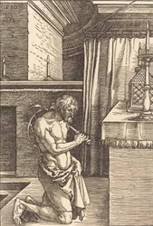 Le Roi David faisant pénitence