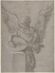 Ange jouant du luth