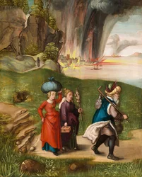 Loth et ses filles [verso], vers 1496-1499