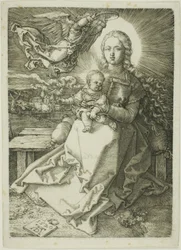 Madonna couronnée par un ange