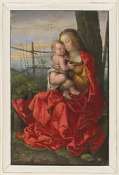 Marie assise près d