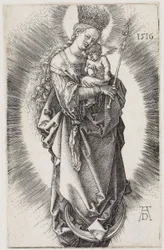 Marie au sceptre et à la couronne d