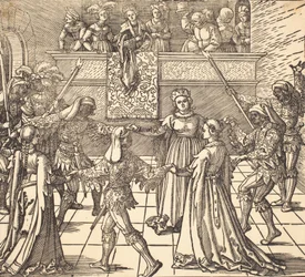 Danse de mascarade avec torches, vers 1516