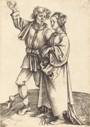 Paysans et sa femme, vers 1497-1498