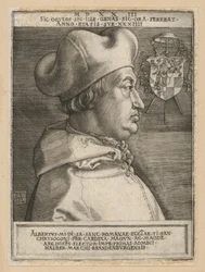 Portrait du cardinal Albrecht de Brandebourg